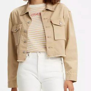 Levi's Non-Denim Utility Trucker Jacket Women's Large